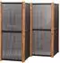 vidaXL 4 Tlg Raumteiler Schwarz 280x180 cm 319180