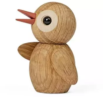 Spring Copenhagen Spring Birds Dekoration 6,5 cm Jokey, oak