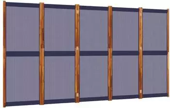 vidaXL 5 Tlg Paravent Dunkelblau 350x180 cm 4003361