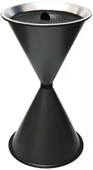 Szagato Diabolo Standaschenbecher mit Quarzsand, graphit (29714-S)