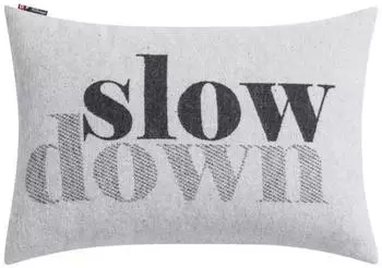 David Fussenegger Silvretta "Slow Down" Kissenhülle 40x60cm, Filz, hellgrau (8298/97)
