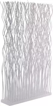 Xtradefactory Kinki Raumteiler, Weidenholz, 110x70x17cm, wei&szlig; (Kinki)