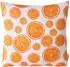 Boltze Orangy Dekokissen, orange/weiß, 45x45cm (2058311)