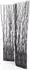 Xtradefactory Raumteiler Wave 3, Weide, 170x120cm, schwarz