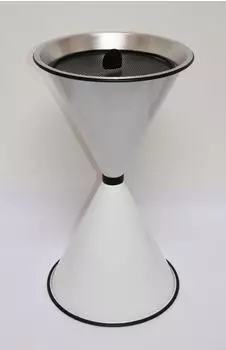 Szagato Diabolo Standaschenbecher weiß, mit 25kg Quarzsand (29711-S)