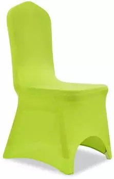 vidaXL Stretch-Stuhlbezug grün, 4 Stück (131417)