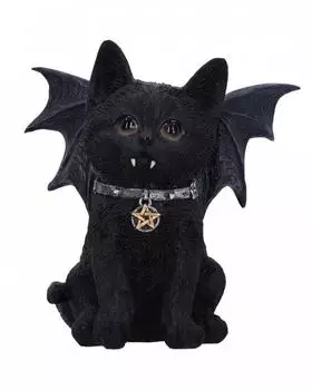Nemesis Now Vampuss Katzen-Statue, Gothic, schwarz, Polyresin (U5420T1)