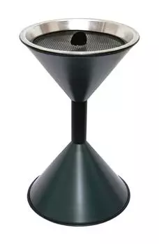 Szagato Standaschenbecher "SZ" Kegel, Metall, graphit (29724)