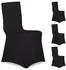 Relaxdays Stuhlhussen Stretch Banketts 20er-Set schwarz