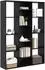 vidaXL Raumteiler Bücherregal Holzwerkstoff schwarz Eichen-Optik 100x24x140cm (875012)