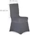 Relaxdays Stuhlhussen Stretch Banketstuhl 12er-Set, anthrazit