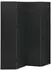 vidaXL Raumteiler 4-teilig Stahl schwarz 160x180cm