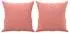 vidaXL Zierkissen 2er-Set, Samt, rosa, 40x40cm (349488)