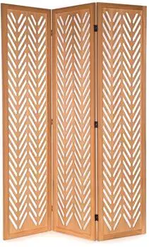 Xtradefactory Paravent "Mantra" 3-teilig, Holz, 170cm (10003864;0)