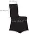 Relaxdays Stuhlhussen Bankettstuhl elastisch 8er-Set, schwarz