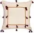 Atmosphera Kissen Nam Baumwolle, beige, 50x50cm