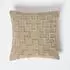 Homescapes Dekokissen geometrisch getuftet Baumwolle, beige, 45x45cm