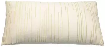 Eglo Chevery Dekokissen, bestickter Samt, beige/gold, 50x30cm (420018)