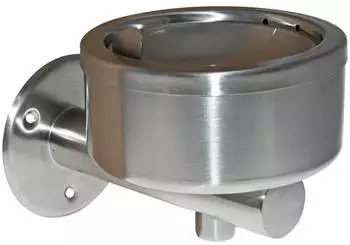TAMLED Wandaschenbecher mit Klappmechanismus, zweiteilig, Edelstahl
