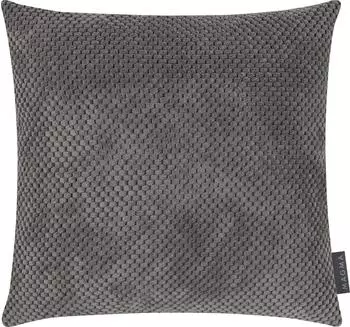 Magma Heimtex Comodo Kissenhülle 50x50cm, Cord-Look, mittelgrau