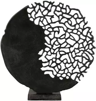 Casablanca Skulptur Osaka schwarz, Aluminium, 44cm (43491)