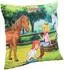 United Labels Bibi & Tina Kissen mit Pferdemotiv, 30x30cm (0129484)