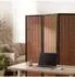 Relaxdays Paravent 3-teilig, faltbar, Bambus, 170x120cm, braun