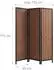 Relaxdays Paravent 3-teilig, faltbar, Bambus, 170x120cm, braun