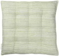 Tom Tailor Sitzkissen Freshstripe - 1 St&uuml;ck 40x40 Cm, Gr&uuml;n