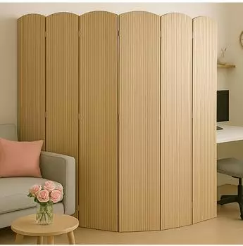 MCW Paravent MCW-O30, Bambus, braun, 6 Paneele, 170x245cm (800001529327)