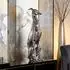 Finebuy Design Dog Windhund-Skulptur, Aluminium, silber (FB37863)
