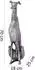Finebuy Design Dog Windhund-Skulptur, Aluminium, silber (FB37863)