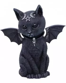 Nemesis Now Malpuss Katzen-Statue, Gothic, Polyresin (B5149R0)