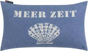 David Fussenegger Kissenhülle Nova „Meer Zeit" 30x50cm, marine (8366/26)