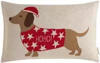 TOM TAILOR HOME Dekokissen "Dachshund" aus Baumwolle