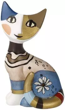 Goebel Rosina Wachtmeister Daria Katzenpaar-Figur, Biskuitporzellan, 8cm (31-401-25-1)