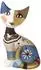 Goebel Rosina Wachtmeister Daria Katzenpaar-Figur, Biskuitporzellan, 8cm (31-401-25-1)