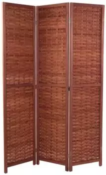 Xtradefactory Raumteiler "Autumn" Paravent, Bambus, 3-teilig, 170x120cm (10003640)