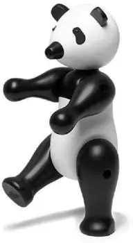Kay Bojesen Panda Holzfigur, klein, schwarz/weiß (39427)