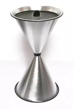 Szagato Diabola Standaschenbecher Edelstahl 71x40cm inkl. 25kg Quarzsand (29718-S)