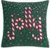 Tom Tailor Jolly Kissenhülle Weihnachten, Baumwolle, grün, 45x45cm (75486-090-45-45)