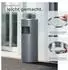 TecTake Standaschenbecher Rund Mit Mülleimer und Inneneimer 25 x 25 x 61 cm Anthrazit