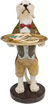 KARE Deko Figur Gentleman Dog Tray 43cm
