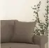 vidaXL Zierkissen 2 Stk., Stoff, taupe, 40x40cm (349478)