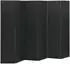 vidaXL Raumteiler 6-teilig Stahl 240x180cm, schwarz