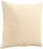 vidaXL Dekokissen 2er-Set, Stoff, cremefarben, 40x40cm (349473)