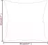 vidaXL Dekokissen 2er-Set, Stoff, cremefarben, 40x40cm (349473)