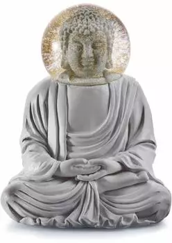 Donkey Donkey Summerglobe The Buddha / Glitzerkugel / grau