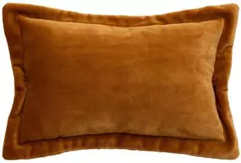 Atmosphera Cuddly Kissen Flanell, beige/leinen, 30x50cm