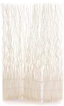 Xtradefactory Raumteiler Wave 3, Weide, 170x120cm, gebleicht